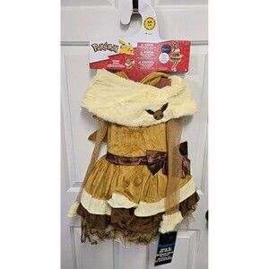New Officially licensed Pokemon Eevee Deluxe kids Dress S